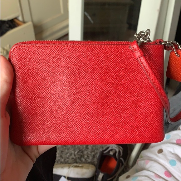 Red coach wristlet - Picture 2 of 3